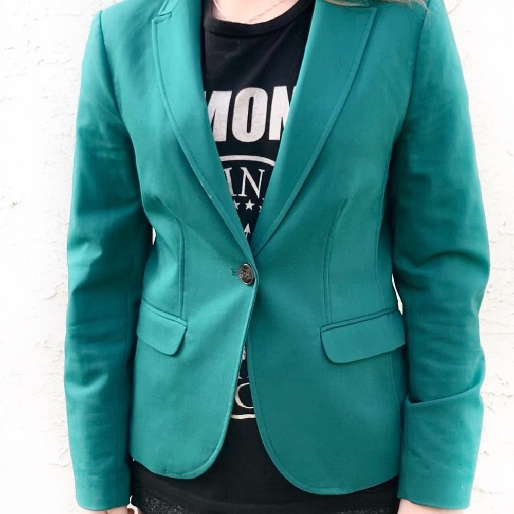 Vintage Forever 21 green blazer
